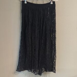 Judy Knapp CA Black Lace Skirt Grunge Festival Dark Romance Coquette Whimsigoth